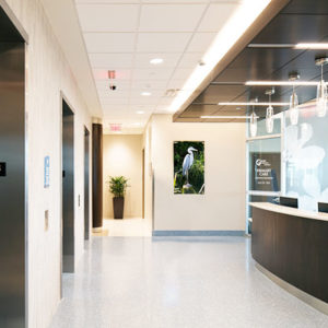 Interior of Leon Medical Center at East Hialeah