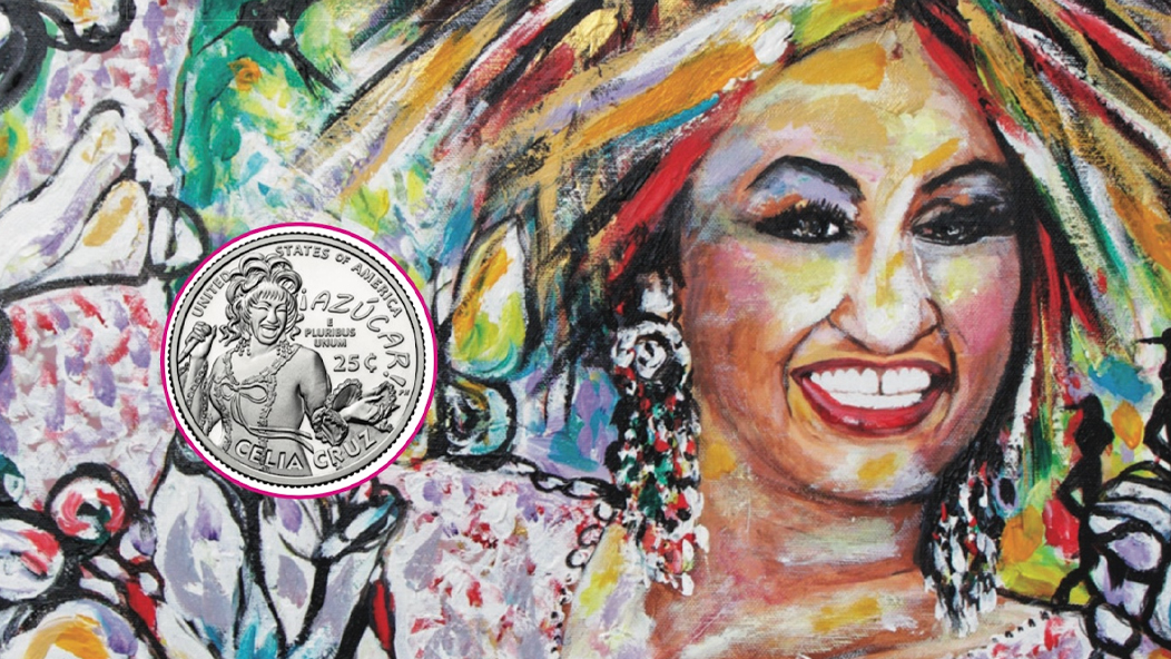 Illustration of Celia Cruz