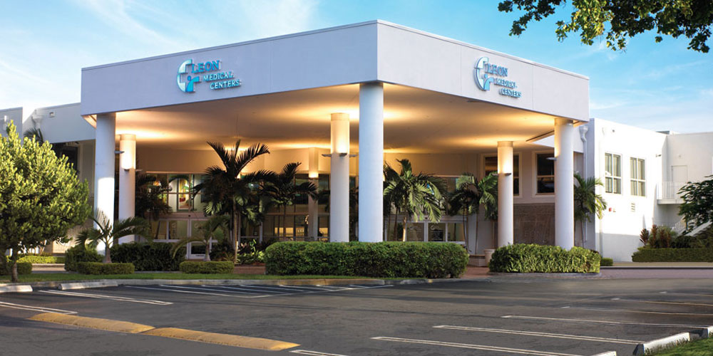 Bird Road building for Leon Medical Centers